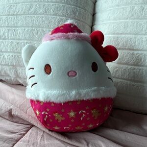 Sanrio Festive Hello Kitty Plush with Red and Pink Accents